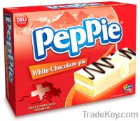 Peppie vanilla milk chocolate pie