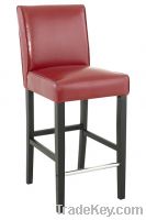 Sell Wooden Leg Leather Padded Bar Stool