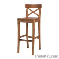 Sell Solid Pine Wood Bar Stool