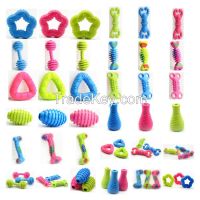 Rubber Pet Cat Dog Toy Chews