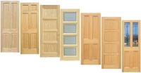 CLEAR AND KNOTTY PINE DOORS