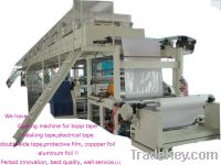 Equipment for the production of adhesive tape