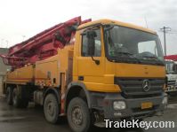 Used concrete boom pump  2009 putzmeister  46 M3