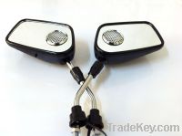 Sell  motorcycle rearview mirriors with mp3 and alarm