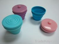 Sell Collapsible Silicone Anti-Hot Cups(CS-86b)