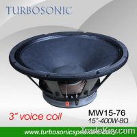 Sell 15 inch high quality woofer/subwoofer/ PA system/ PA audio