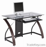 Sell glass computer table with CPU stand