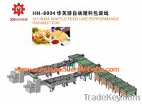 Sell waffel feeding system with packing machine