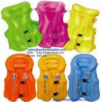Inflatable swim vest, inflatable swim life jacket, float swim vest