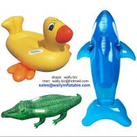 inflatable animal rider, inflatable rider on, crocodile rider
