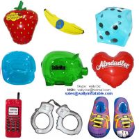 Sell inflatable strawberry, banana, inflatable piggy bank