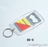 Sell Personalized acrylic bottle opener keychain
