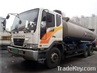 Used daewoo  fuel tanker truck