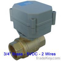 NPT/BSP 3/4'' brass Electric Valve, 2 way, 2/3/5 wires, 1.0Mpa for water