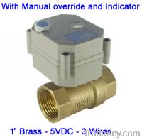 1'' Brass automatic valve 5VDC, 2/3/5 Wires TF25-B2-B