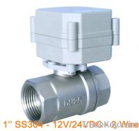 TF25-S2-A Seires automatic control valves 1'' SS304, 12V/24V, 2/3/5 wire