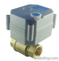 Electric Ball Valve DN15 brass 9-24V CR2-02 with manul override