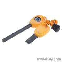 Sell Outdoor Fire Flint with Compass and Whistle (S-FS-009