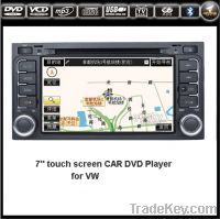 Sell 7inch touch screen car gps with dvd player for VW Touareg