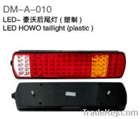 LED plastic tail lamp for Howo