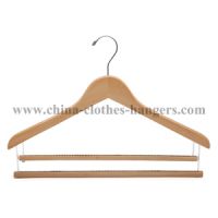 Wooden Multi Pant Hanger with Double Bar