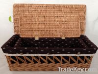 Sell wicker storage boxes with lids