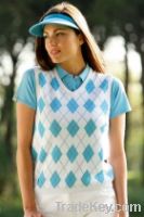 Womens golf clothing with different styles and colors
