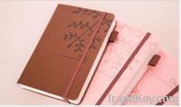 2012 PU leather cover diary notebook