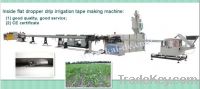 Sell plastic machinery to make irrigation tape with flat dripper