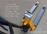Hydraulic weighing scales