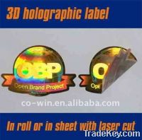 Sell 3D holographic label
