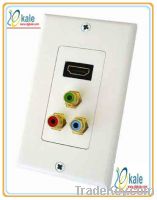 Sell wholesale HDMI wall Plate with 3RCA