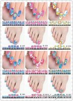 M037-042 Polish Water Print Nail Stickers have 70 style for mix