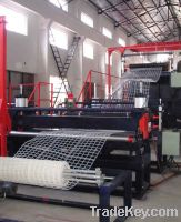 Sell plastics square net machine/production line