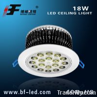 Hight power fin shaped led ceiling light 3w