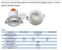 Sell  led spot lamp  , led downlight , led ceiling lamp , led dimable light