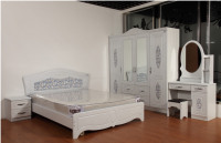 Low Prices Double Color Wardrobe Design Furniture Bedroom Set