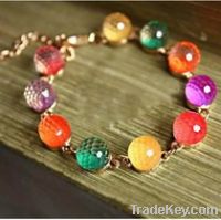 Sell crystal bracelet jewelry many colors