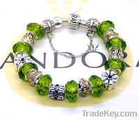 Sell green brand beads bracelet jewelry paypal