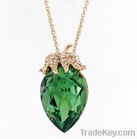 Sell fruit crystal necklace jewelry pendants