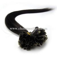 Sell 100% Human Pre-tipped Hair Extension, Easy to Apply, with 8 to 26