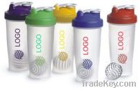 20 oz Plastic Shaker Bottle with blender ball