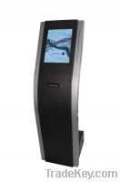 Touch screen information Kiosk with thermal receipt printer