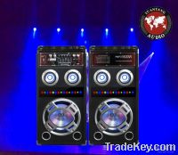 Sell stage speaker with laser light