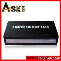 Sell 2012 new hot sale HDMI Splitter 1X16 Support 3D HDTV