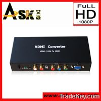 Sell 2012 new hot sale YPbPr+VGA to HDMI Conventer