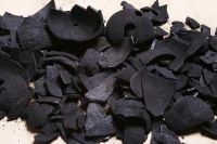 Coconut shell charcoal natural size , mesh size 3x6 and 4x8