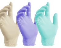 Latex Gloves, Powdered latex gloves, latex examination gloves