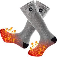 Snow Deer Unisex Rechargeable Battery Electric Foot Warmer Heated Socks