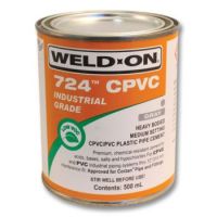 Weldon 724 CPVC Industrial Grade Plastic Pipe Cement